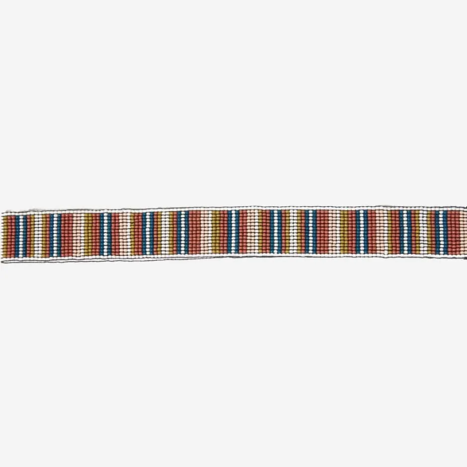 INK + ALLOY Ryan Color Block Beaded Stretch Hatband Desert