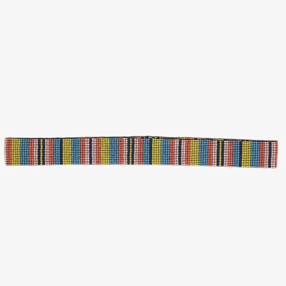INK + ALLOY Ryan Mixed Stripes Beaded Hatband Amalfi