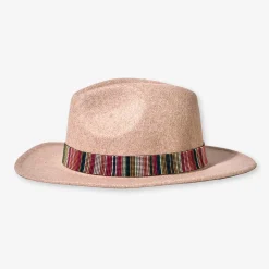 INK + ALLOY Ryan Striped Beaded Stretch Hatband Bright Rainbow