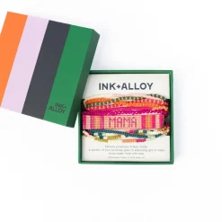 INK + ALLOY Sage 10 Strand Stretch Rainbow & Gabby Mama