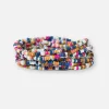 INK + ALLOY Sage Confetti Beaded 10 Strand Stretch Bracelets Multicolor