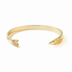 INK + ALLOY Sally Fish Cuff Bracelet Brass
