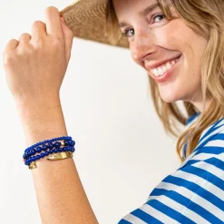 INK + ALLOY Sally Fish Cuff Bracelet Brass