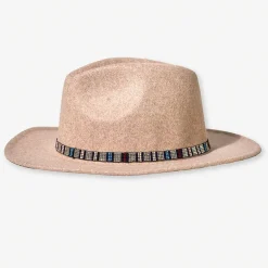 INK + ALLOY Sarah Vertical Colorblock Luxe Stretch Hatband Navy + Silver