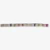 INK + ALLOY Sarah Vertical Stripes Beaded Stretch Hat Band Rainbow