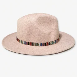 INK + ALLOY Sarah Vertical Stripes Beaded Stretch Hat Band Multicolor