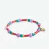 INK + ALLOY Sydney Mixed Beads And Stones Stretch Bracelet Amsterdam