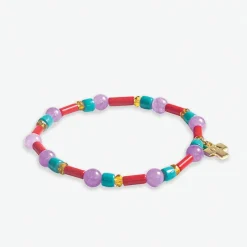 INK + ALLOY Sydney Mixed Beads And Stones Stretch Bracelet Amsterdam