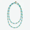 INK + ALLOY Sylvia Mixed Beads And Stones Long Necklace Amalfi