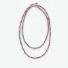 INK + ALLOY Sylvia Mixed Beads And Stones Long Necklace Amsterdam