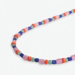INK + ALLOY Sylvia Mixed Beads And Stones Long Necklace St. Tropez