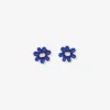 INK + ALLOY Tina Two Color Beaded Post Earrings Lapis