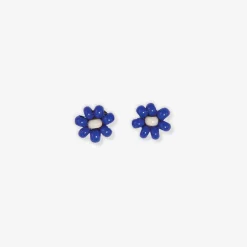 INK + ALLOY Tina Two Color Beaded Post Earrings Lapis