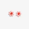 INK + ALLOY Tina Two Color Beaded Post Earrings Pink