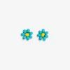 INK + ALLOY Tina Two Color Beaded Post Earrings Turquoise