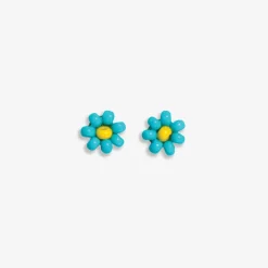 INK + ALLOY Tina Two Color Beaded Post Earrings Turquoise