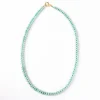 INK + ALLOY Vivianne Amazonite With Green Onyx Necklace 18"