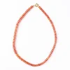 INK + ALLOY Vivianne Carnelian With Rose Quartz Necklace 18"