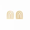 INK + ALLOY Willow Arches Drop Earrings Brass
